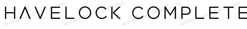 Havelock Complete Bo字体转换